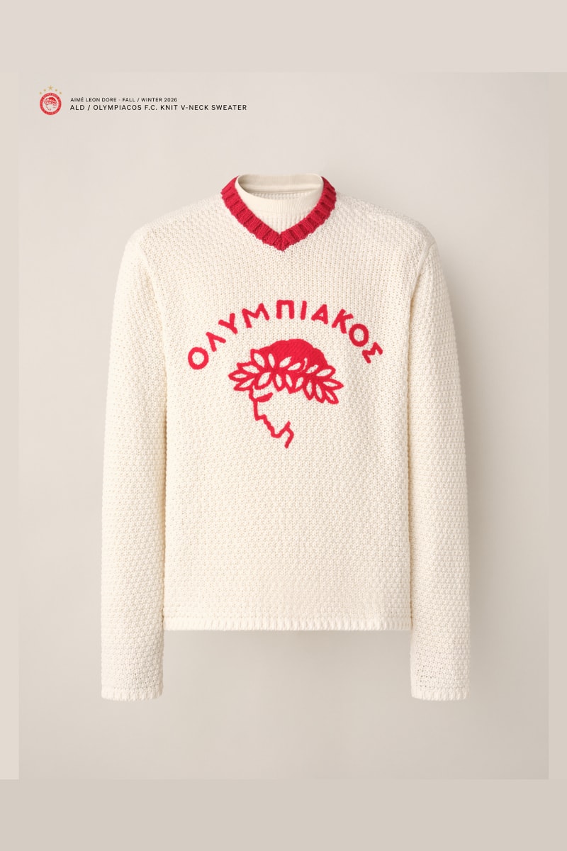 Aimé Leon Dore and Olympiacos F.C. Reunite for Second Collaborative Capsule
