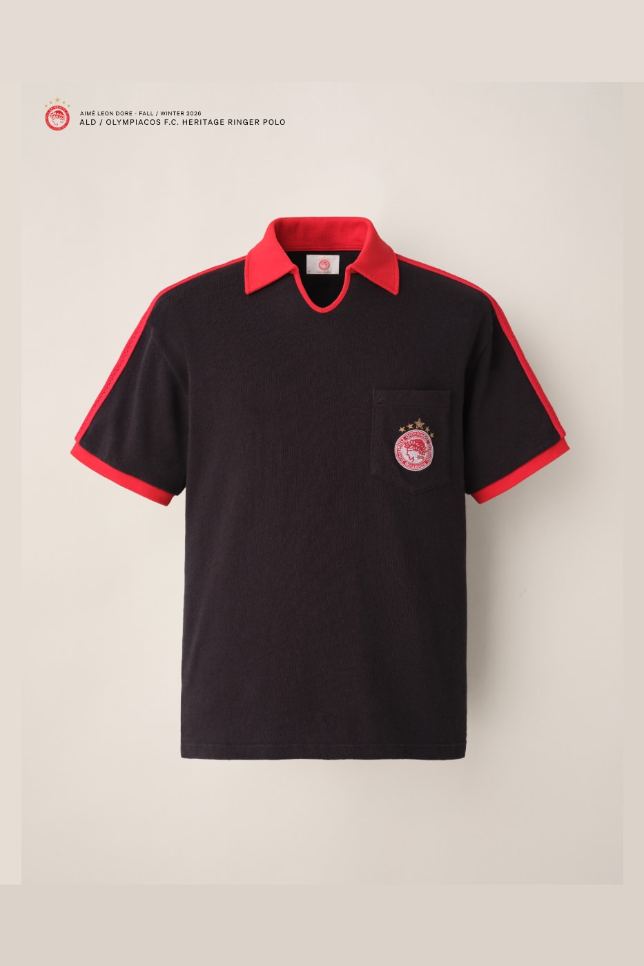 Aimé Leon Dore and Olympiacos F.C. Reunite for Second Collaborative Capsule