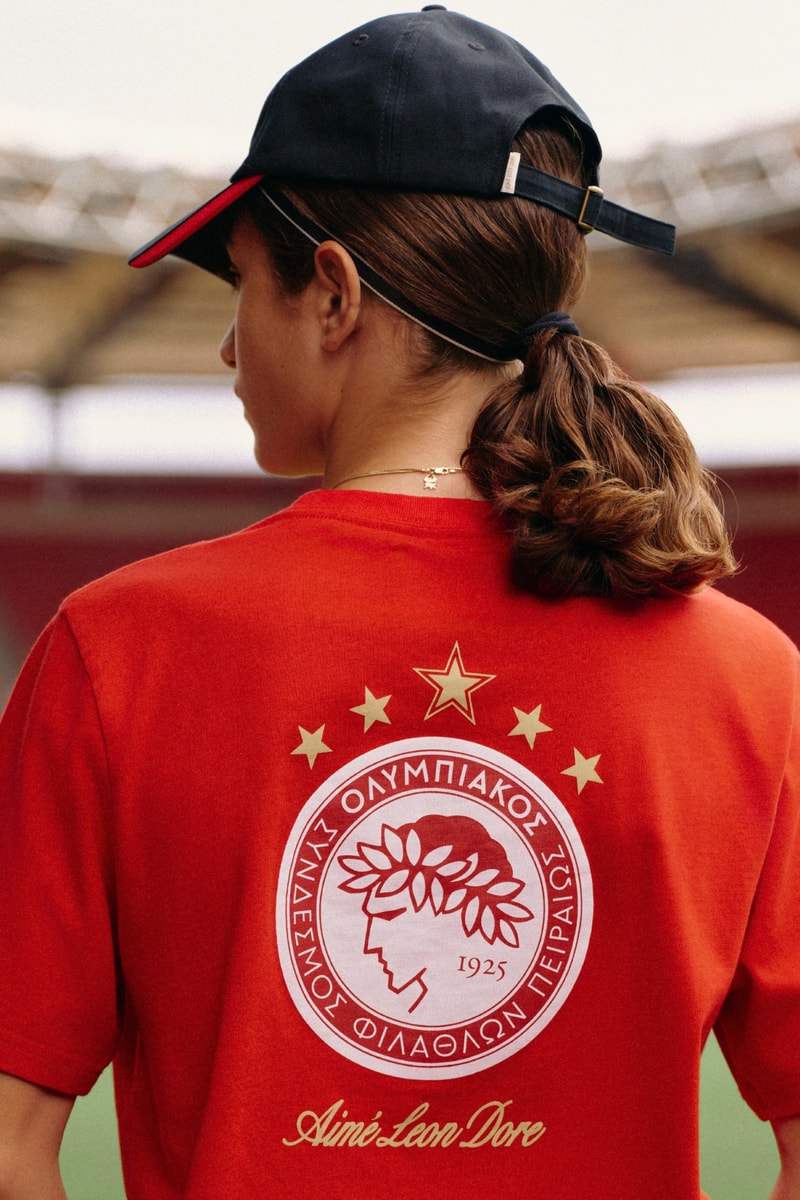 Aimé Leon Dore and Olympiacos F.C. Reunite for Second Collaborative Capsule