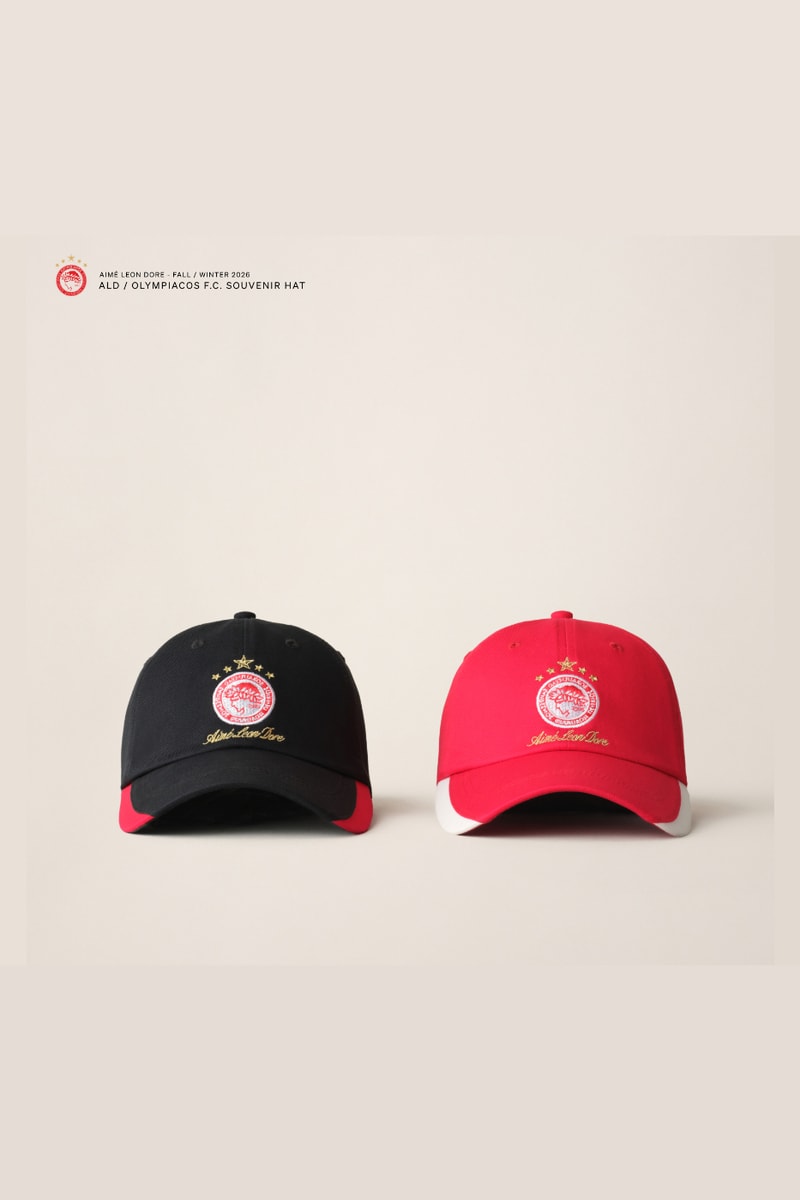 Aimé Leon Dore and Olympiacos F.C. Reunite for Second Collaborative Capsule