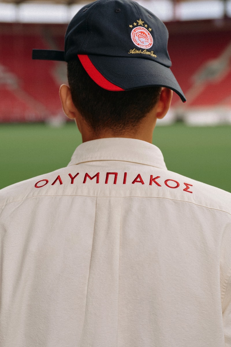 Aimé Leon Dore and Olympiacos F.C. Reunite for Second Collaborative Capsule