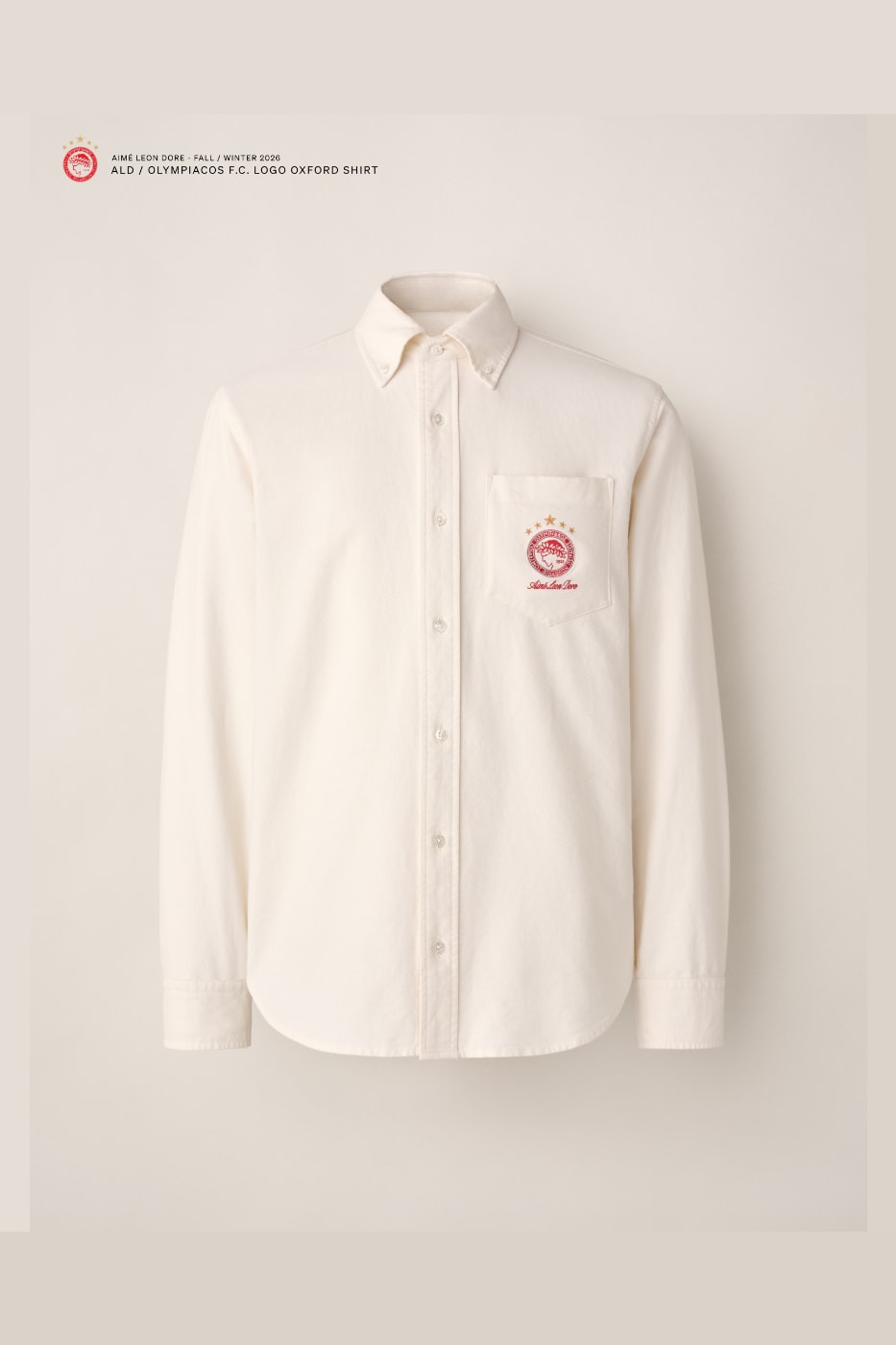 Aimé Leon Dore and Olympiacos F.C. Reunite for Second Collaborative Capsule