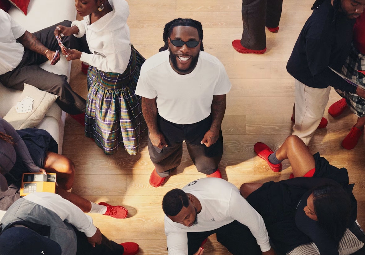 Burna Boy and On Debut First Collaborative Sneaker Assortment roger cloudmonster