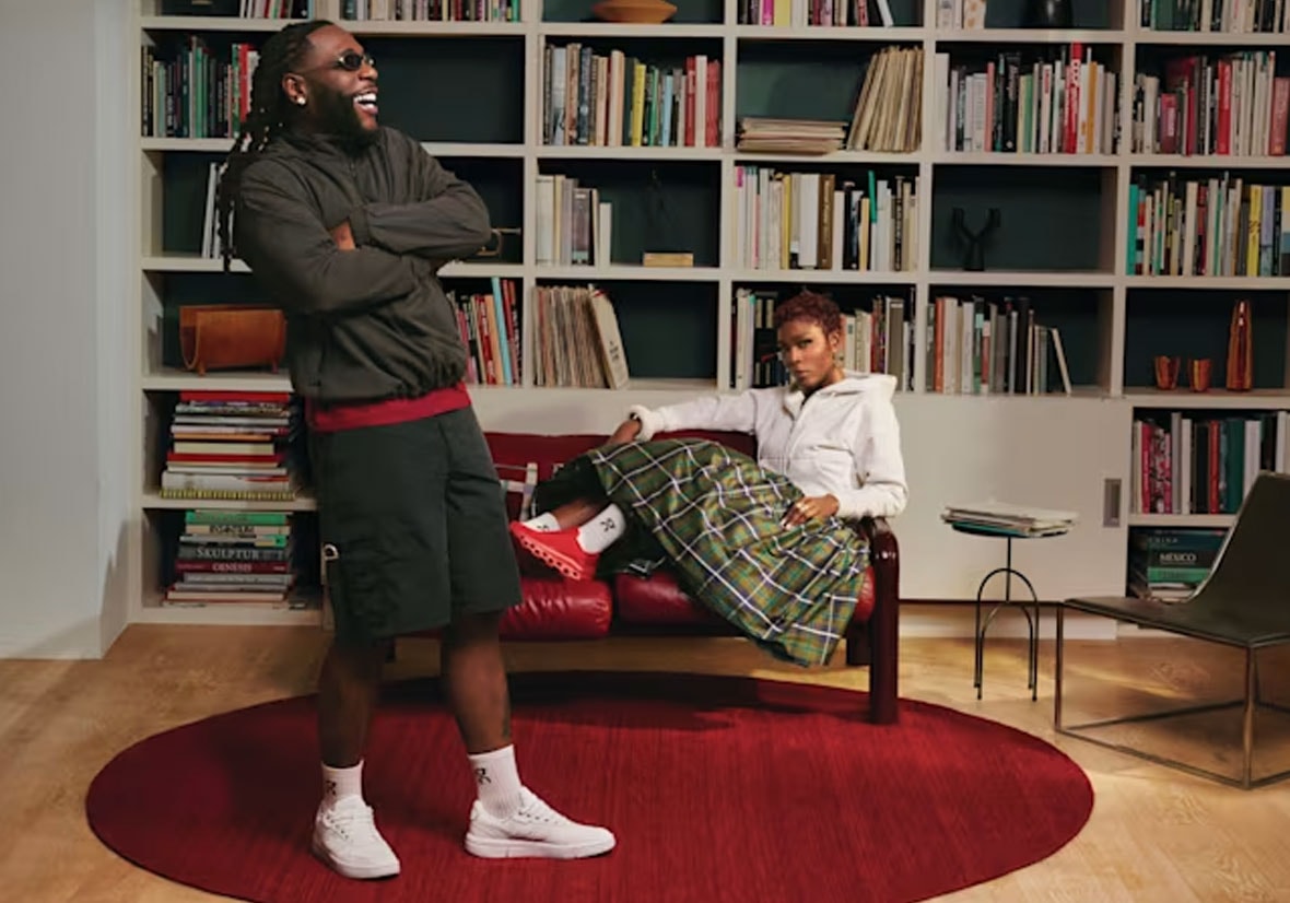 Burna Boy and On Debut First Collaborative Sneaker Assortment roger cloudmonster