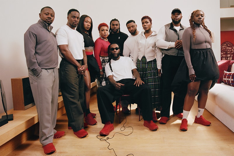 on swiss burna boy afrobeats grammy award music european sneaker the roger clubhouse cloudmonster BB exclusive colorways foot locker hypebeast exclusive 