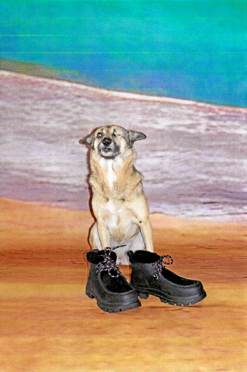 sorel aries daystorm™ chukka boot collaboration d double e campaign pony hair shearling XS TREK EVO Vibram™ texture tobacco brown black