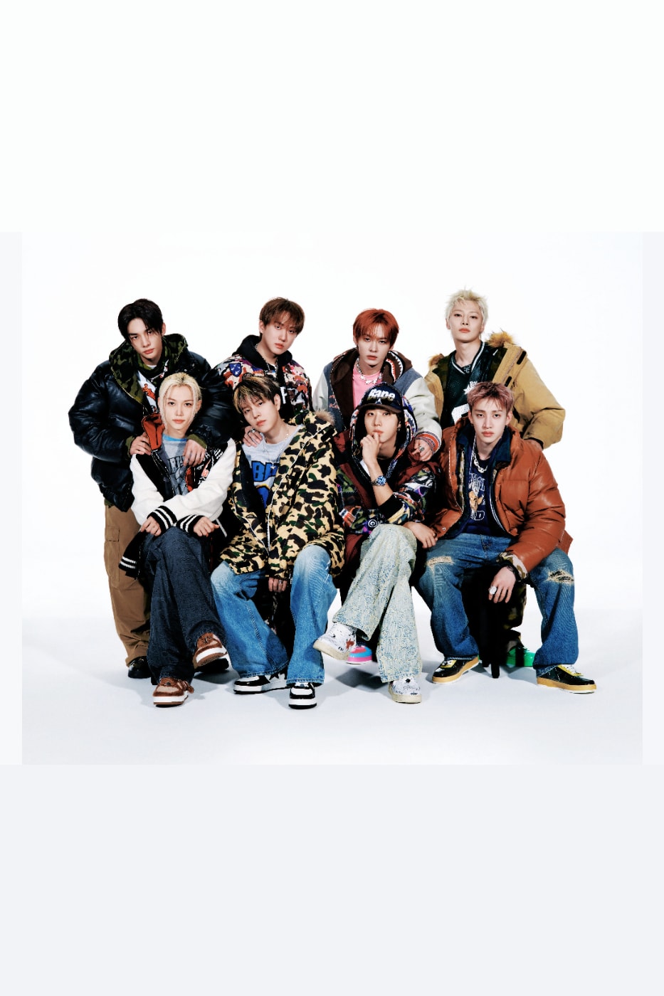 Stray Kids and BAPE Take Over Seoul for New Capsule sta gacha camo