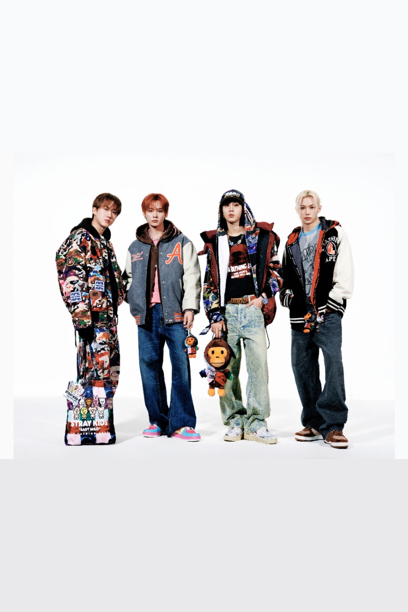 Stray Kids and BAPE Take Over Seoul for New Capsule sta gacha camo