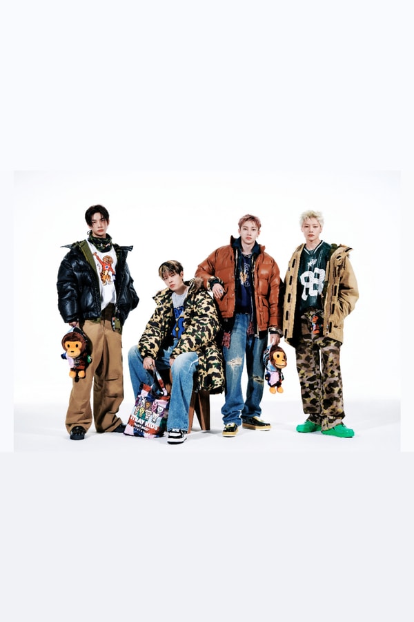Stray Kids and BAPE Take Over Seoul for New Capsule sta gacha camo