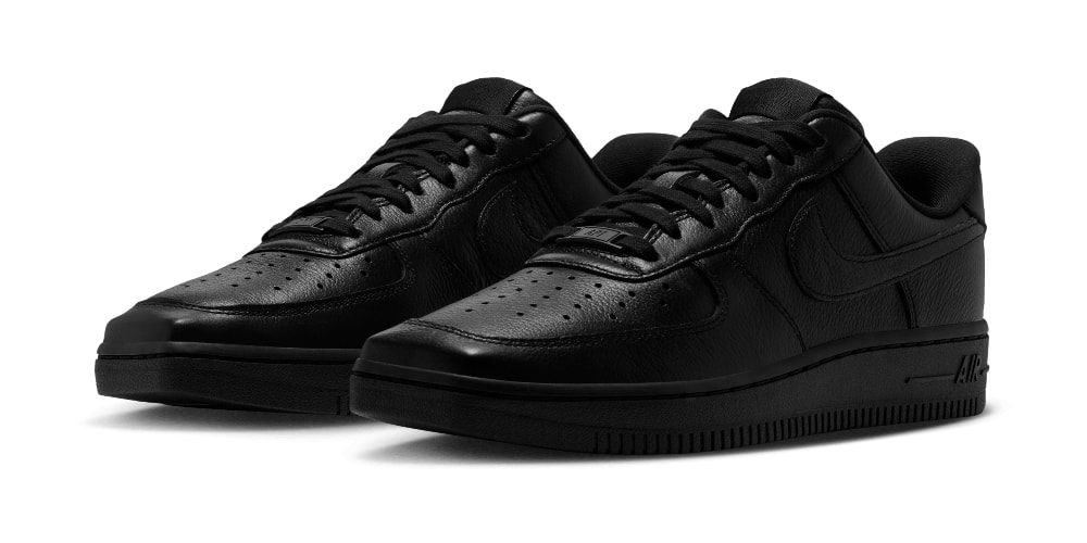 The Square-Toe Nike Air Force 1 Low “Triple Black” Is Arriving This November