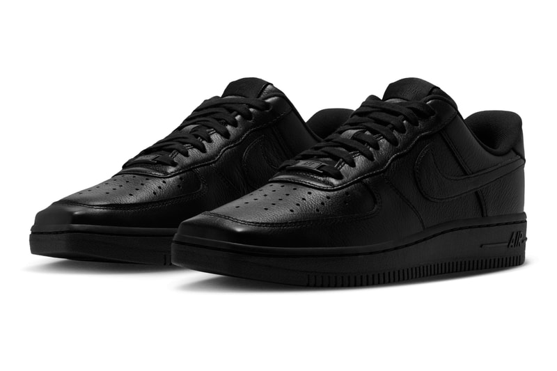 Nike Air Force 1 Low Square Toe Triple Black Release Info