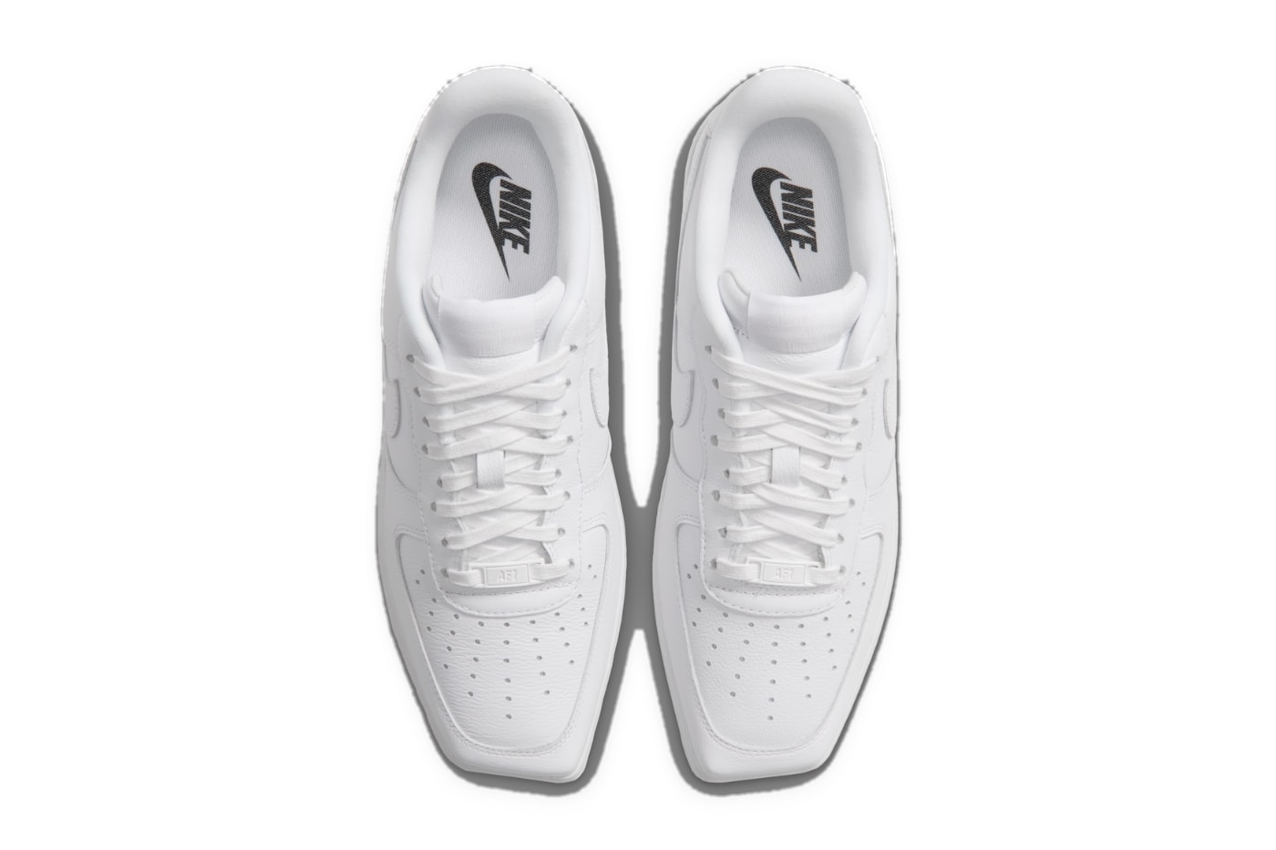 Nike Air Force 1 Low Square Toe "Triple White" Release Info JF7766-100