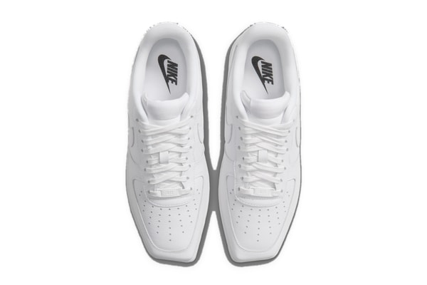 Nike Air Force 1 Low Square Toe "Triple White" Release Info JF7766-100