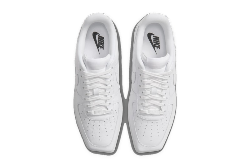 Nike Air Force 1 Low Square Toe "Triple White" Release Info JF7766-100