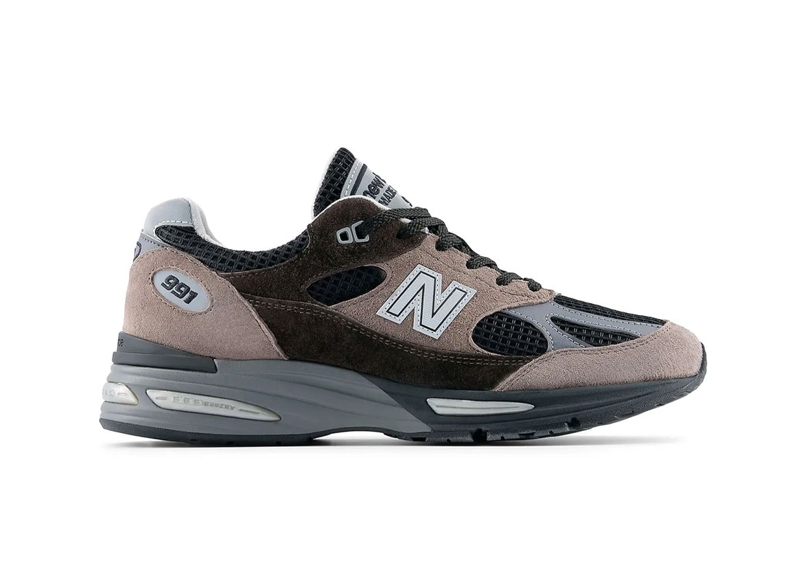New Balance 991v2 "Iron/Mulch" Release Info U991EY2 sneakers dad shoes elevated neutral