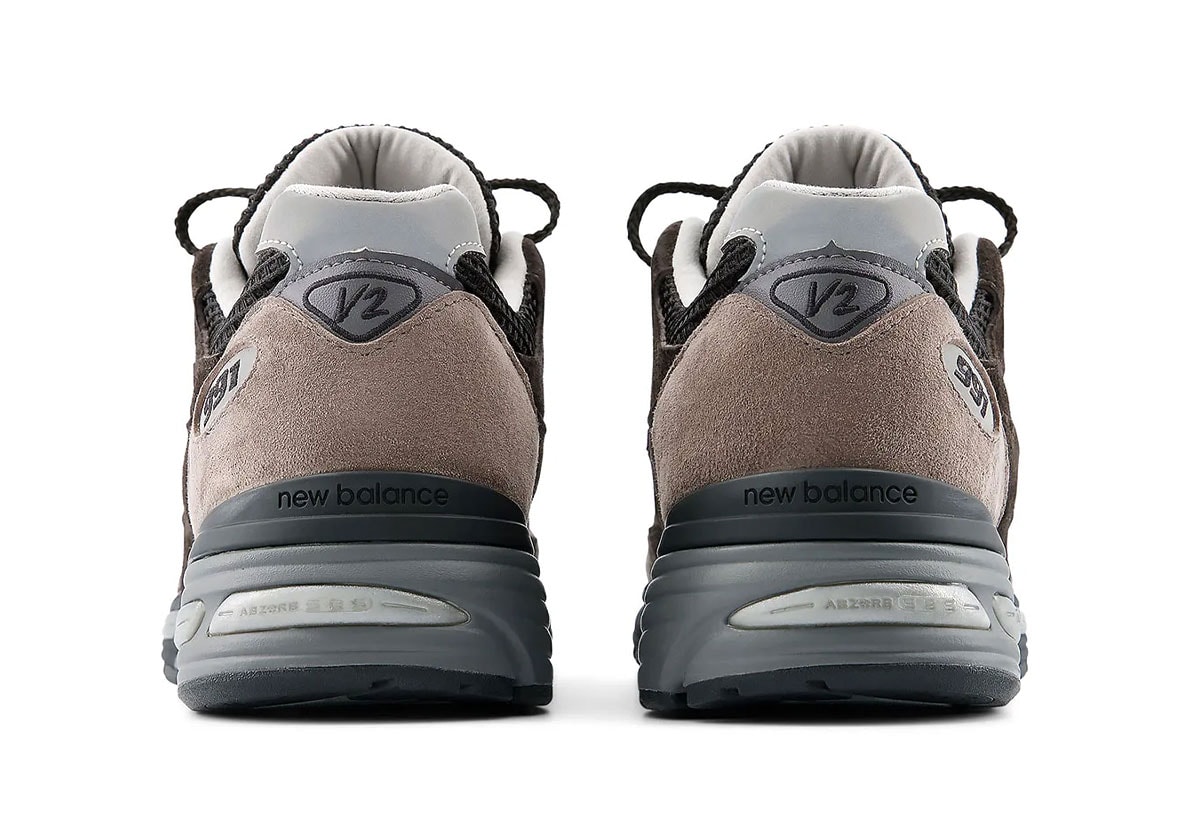 New Balance 991v2 "Iron/Mulch" Release Info U991EY2 sneakers dad shoes elevated neutral
