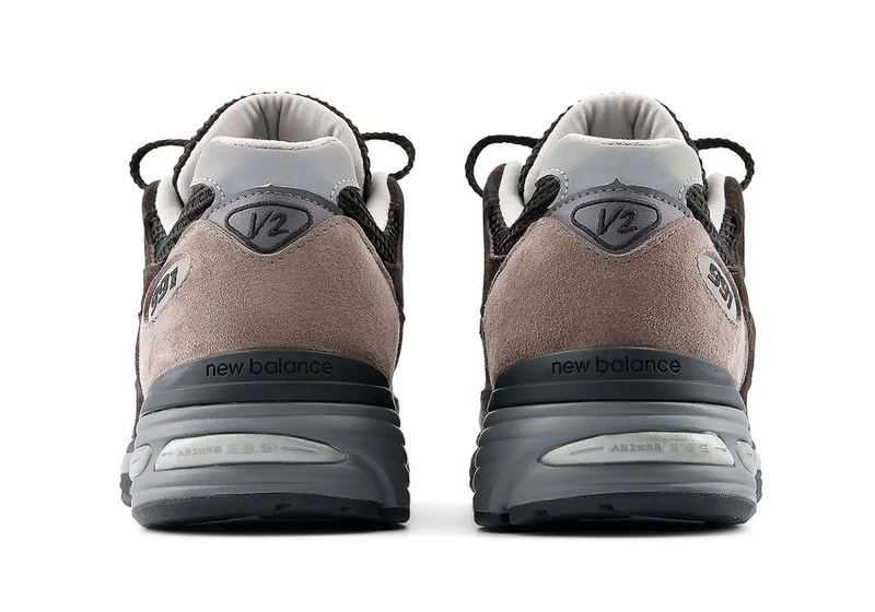 New Balance 991v2 "Iron/Mulch" Release Info U991EY2 sneakers dad shoes elevated neutral