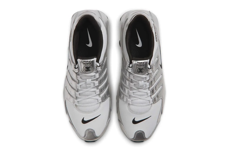 Nike Shox NZ Photon Dust/Metallic Silver/Classic Charcoal/Black IU7506-002 Official Images