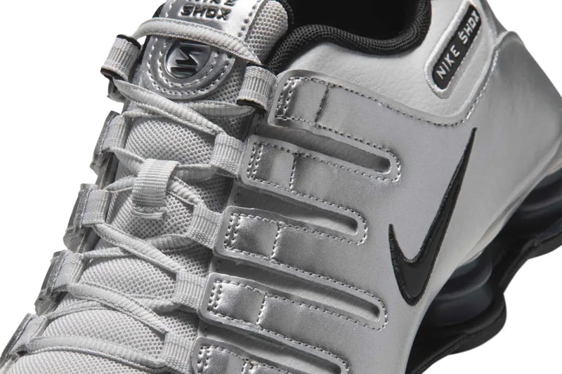 Nike Shox NZ Photon Dust/Metallic Silver/Classic Charcoal/Black IU7506-002 Official Images