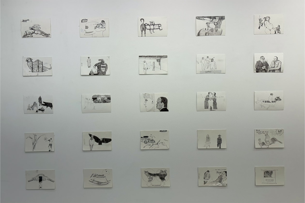 JIM JOE  LEWY Letters to the Editor Postcard Exhibition Market Gallery NYC Art Artworks