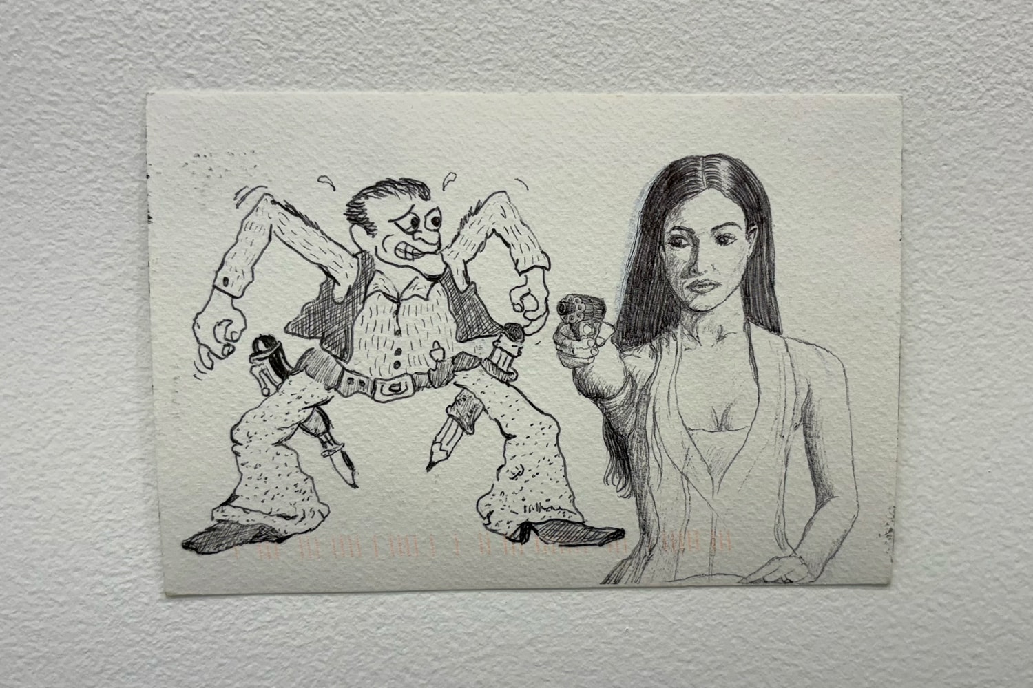 JIM JOE  LEWY Letters to the Editor Postcard Exhibition Market Gallery NYC Art Artworks