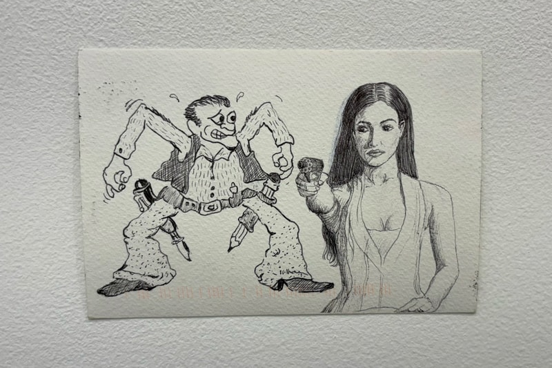 JIM JOE  LEWY Letters to the Editor Postcard Exhibition Market Gallery NYC Art Artworks