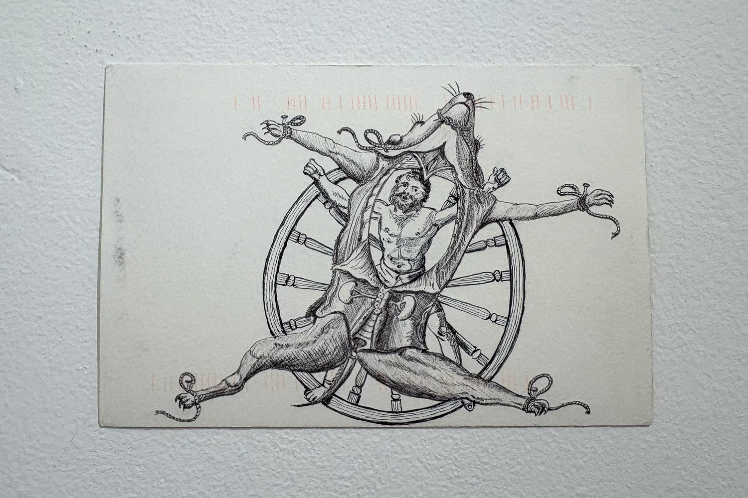 JIM JOE  LEWY Letters to the Editor Postcard Exhibition Market Gallery NYC Art Artworks