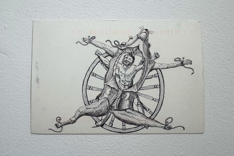 JIM JOE  LEWY Letters to the Editor Postcard Exhibition Market Gallery NYC Art Artworks