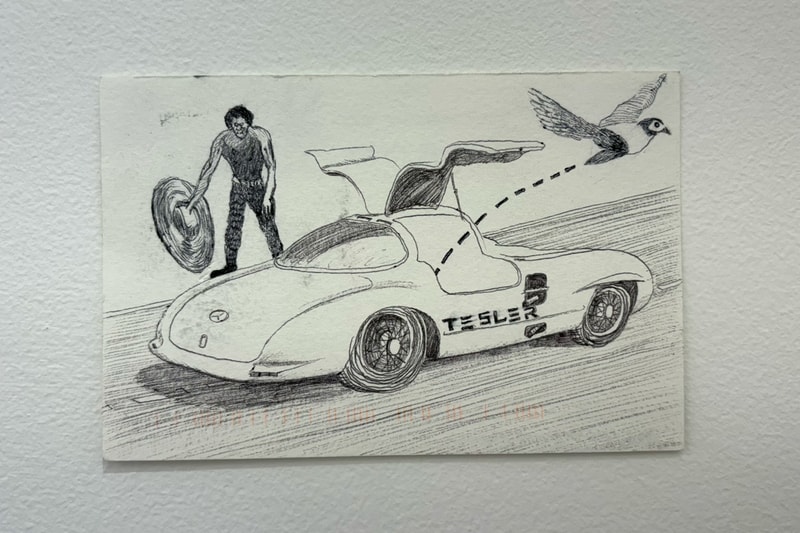 JIM JOE  LEWY Letters to the Editor Postcard Exhibition Market Gallery NYC Art Artworks