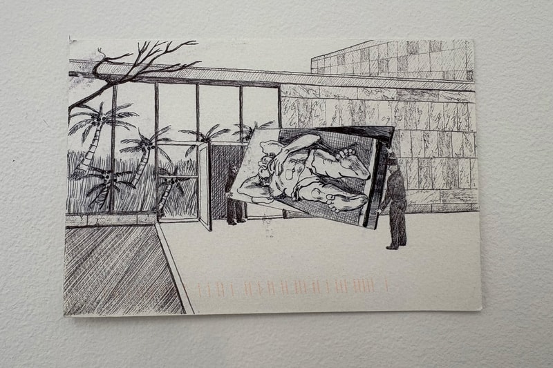 JIM JOE  LEWY Letters to the Editor Postcard Exhibition Market Gallery NYC Art Artworks