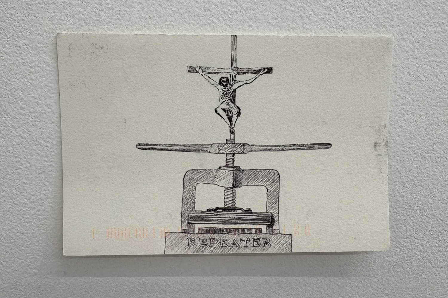 JIM JOE  LEWY Letters to the Editor Postcard Exhibition Market Gallery NYC Art Artworks
