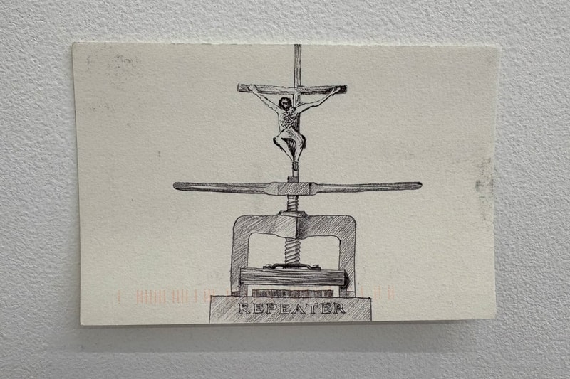 JIM JOE  LEWY Letters to the Editor Postcard Exhibition Market Gallery NYC Art Artworks