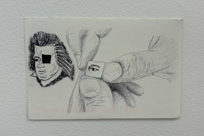 JIM JOE  LEWY Letters to the Editor Postcard Exhibition Market Gallery NYC Art Artworks