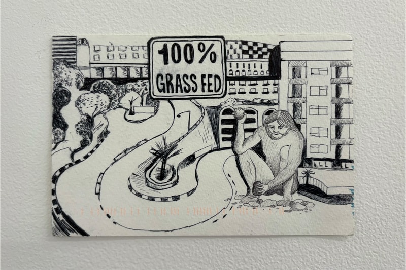 JIM JOE  LEWY Letters to the Editor Postcard Exhibition Market Gallery NYC Art Artworks