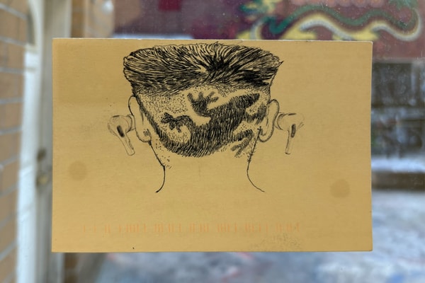 JIM JOE  LEWY Letters to the Editor Postcard Exhibition Market Gallery NYC Art Artworks