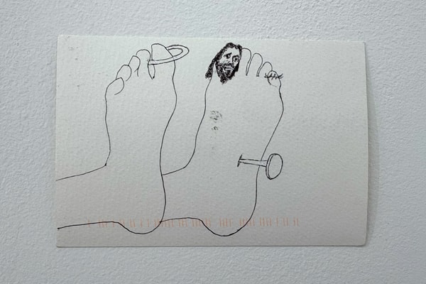 JIM JOE  LEWY Letters to the Editor Postcard Exhibition Market Gallery NYC Art Artworks