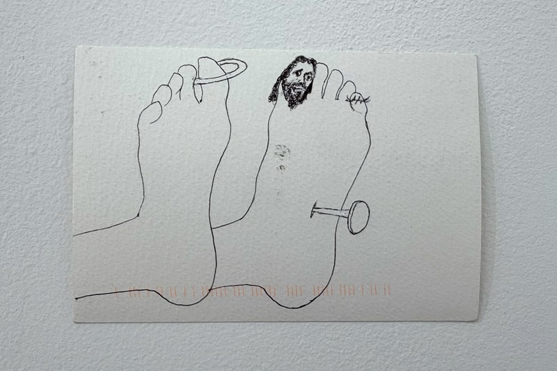 JIM JOE  LEWY Letters to the Editor Postcard Exhibition Market Gallery NYC Art Artworks