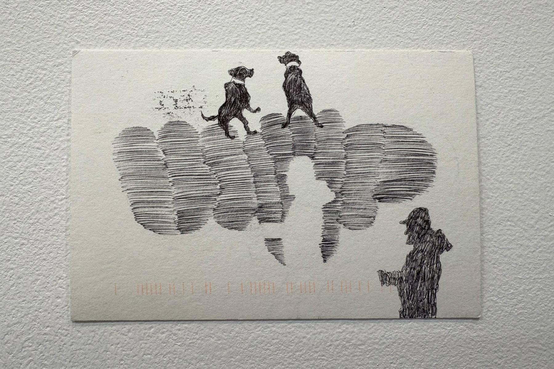 JIM JOE  LEWY Letters to the Editor Postcard Exhibition Market Gallery NYC Art Artworks