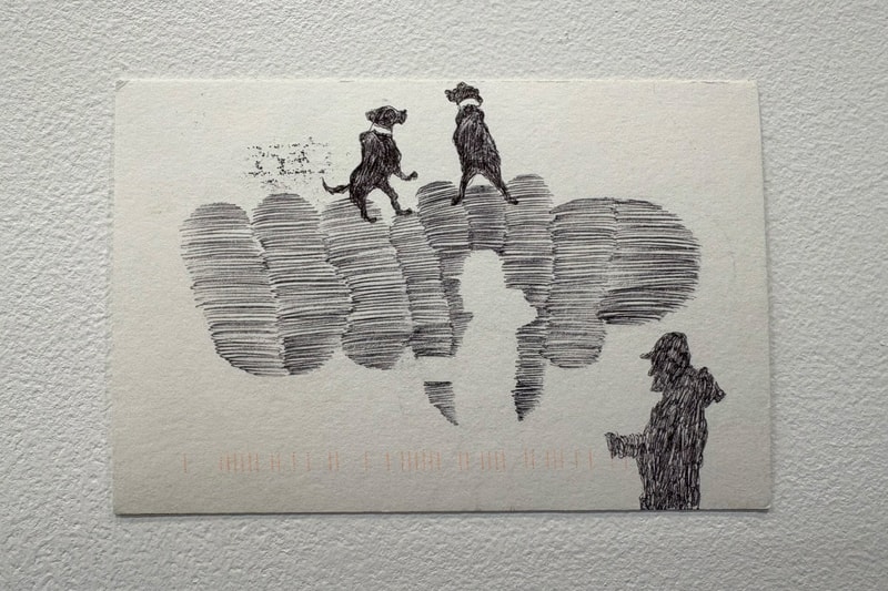 JIM JOE  LEWY Letters to the Editor Postcard Exhibition Market Gallery NYC Art Artworks