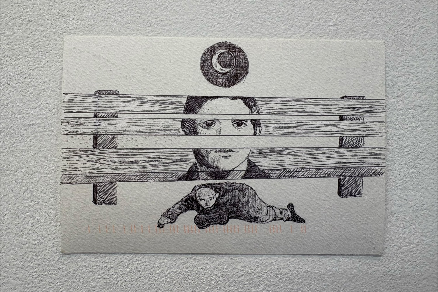 JIM JOE  LEWY Letters to the Editor Postcard Exhibition Market Gallery NYC Art Artworks