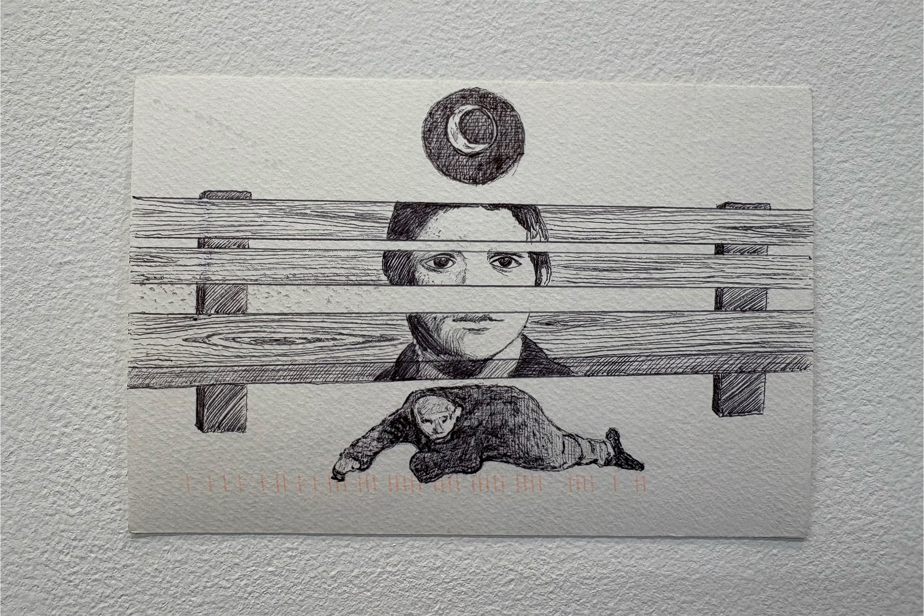 JIM JOE  LEWY Letters to the Editor Postcard Exhibition Market Gallery NYC Art Artworks