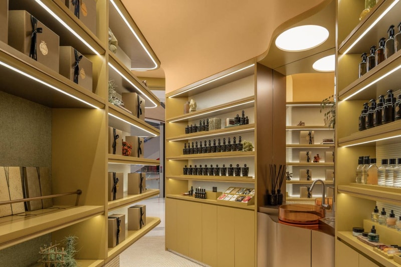 PAÑPURI “Lush Reminiscence” Sensorial Boutique Hysan Place Hong Kong Interiors