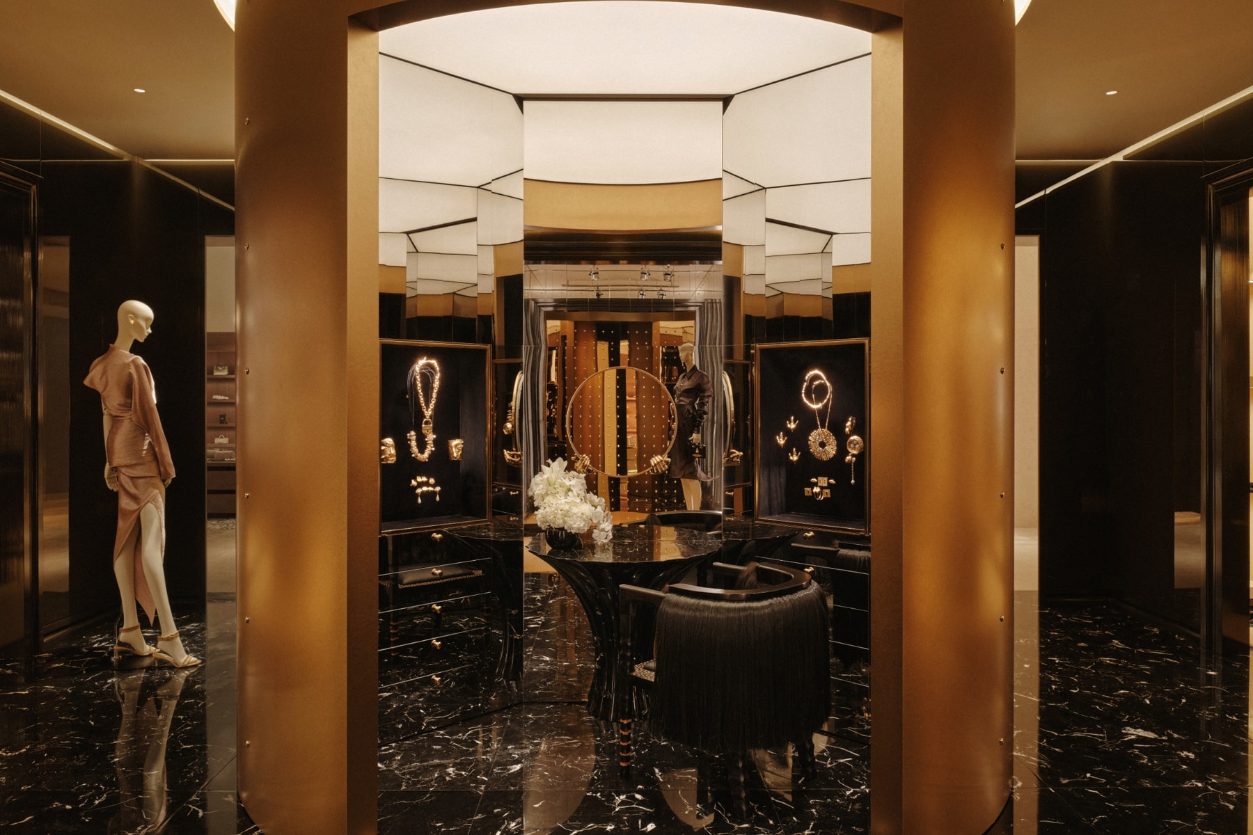 Schiaparelli Opens Surrealist Atelier Boutique at Hankyu Osaka japan daniel roseberry