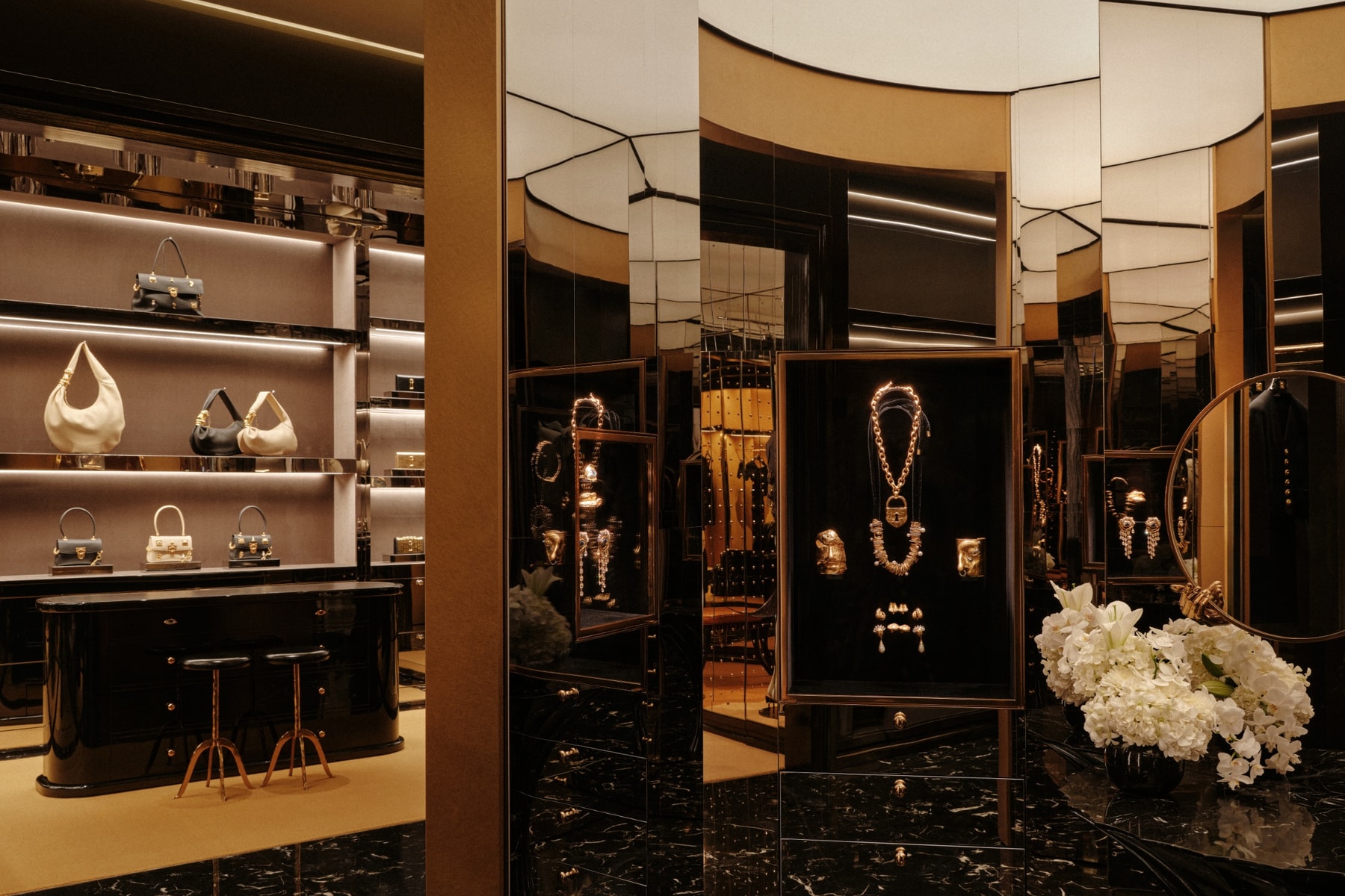 Schiaparelli Opens Surrealist Atelier Boutique at Hankyu Osaka japan daniel roseberry