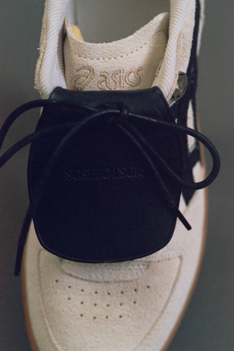 SOSHIOTSUKI ASICS SKYHAND OG Oatmeal/Black 1203A452-250 Collaboration Release Info 