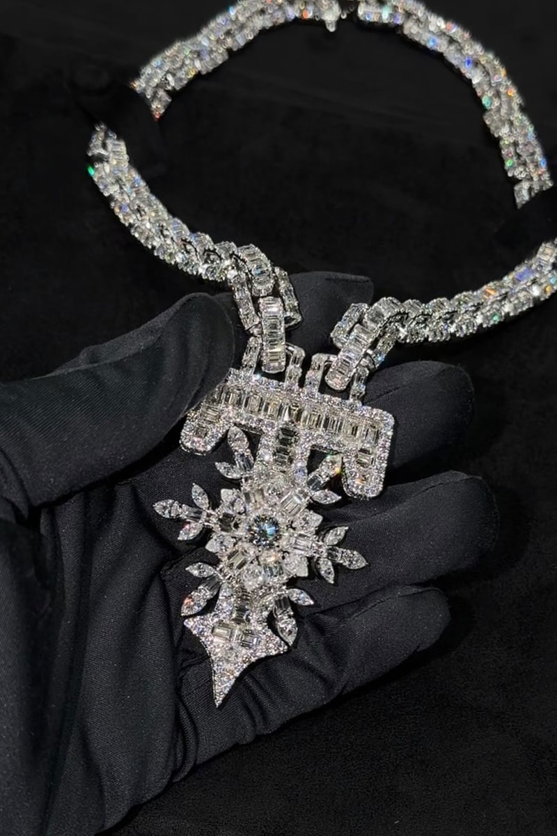 Elliott Eliantte Crafts Custom Diamond-Encrusted "Tina Snow" Chain for Megan Thee Stallion accessories necklace