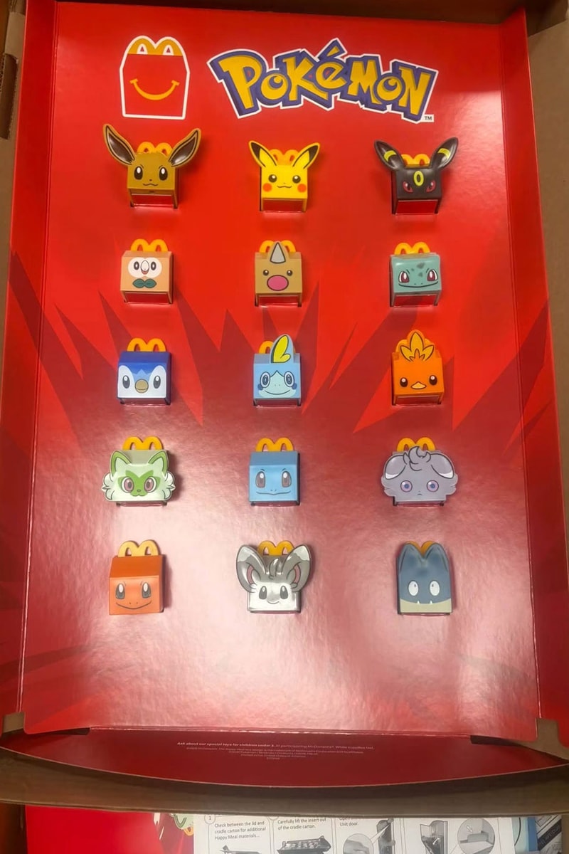 Leaked Images Reveal McDonald's and Pokémon 30th Anniversary Happy Meal Toys