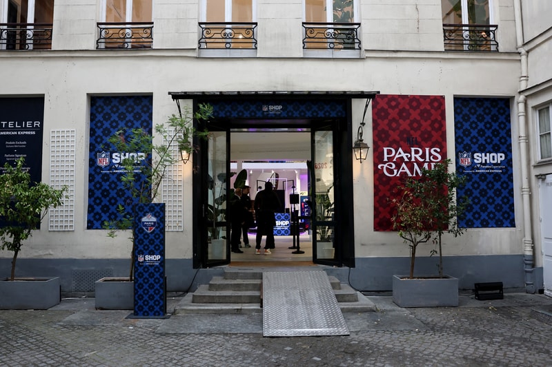 nfl paris takeover adobe american express shop collaborations casablanca psg galerie joseph Lafayette steelers saints new orleans cameron jospeh color field jammie holmes casablanca fear of god stade du france