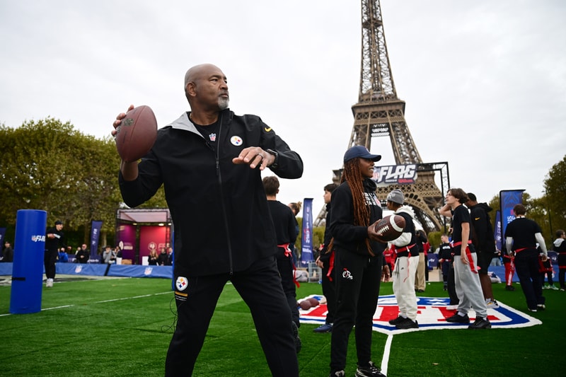 nfl paris takeover adobe american express shop collaborations casablanca psg galerie joseph Lafayette steelers saints new orleans cameron jospeh color field jammie holmes casablanca fear of god stade du france