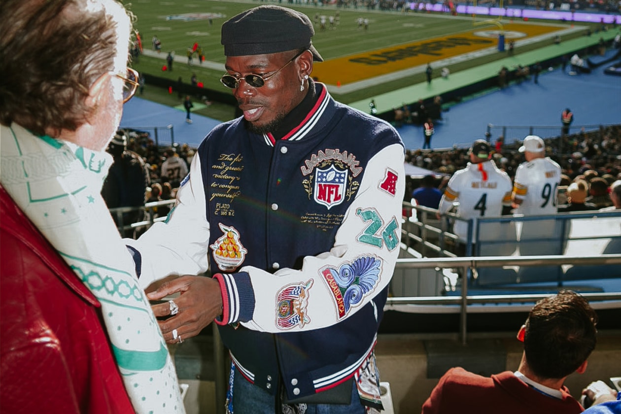 nfl paris takeover adobe american express shop collaborations casablanca psg galerie joseph Lafayette steelers saints new orleans cameron jospeh color field jammie holmes casablanca fear of god stade du france